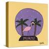 Miami Snow Globe-Brian Nash-Stretched Canvas