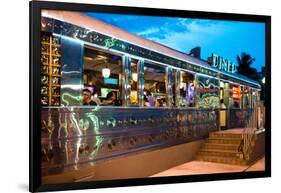 Miami South Beach and Art Deco - Diner Restaurant - Florida - USA-Philippe Hugonnard-Framed Photographic Print