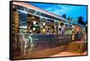 Miami South Beach and Art Deco - Diner Restaurant - Florida - USA-Philippe Hugonnard-Framed Stretched Canvas