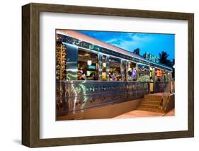 Miami South Beach and Art Deco - Diner Restaurant - Florida - USA-Philippe Hugonnard-Framed Photographic Print