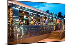 Miami South Beach and Art Deco - Diner Restaurant - Florida - USA-Philippe Hugonnard-Mounted Photographic Print