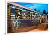 Miami South Beach and Art Deco - Diner Restaurant - Florida - USA-Philippe Hugonnard-Framed Premium Photographic Print