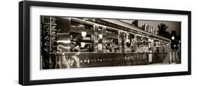 Miami South Beach and Art Deco - Diner Restaurant - Florida - USA-Philippe Hugonnard-Framed Photographic Print