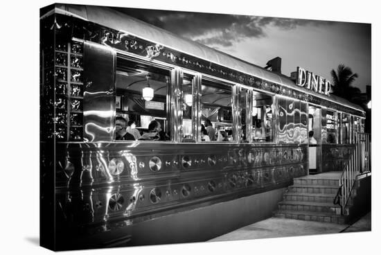 Miami South Beach and Art Deco - Diner Restaurant - Florida - USA-Philippe Hugonnard-Stretched Canvas