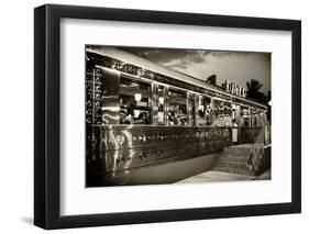 Miami South Beach and Art Deco - Diner Restaurant - Florida - USA-Philippe Hugonnard-Framed Photographic Print