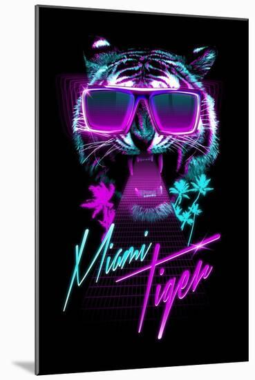 Miami Tiger-Robert Farkas-Mounted Art Print