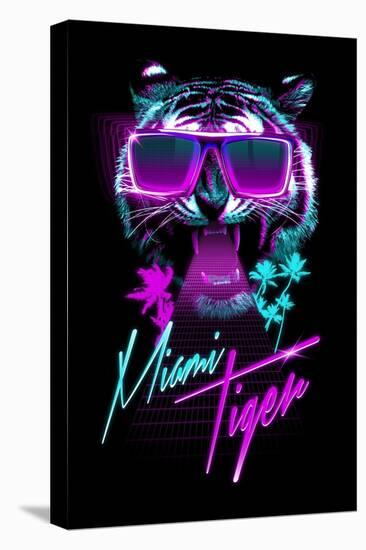 Miami Tiger-Robert Farkas-Stretched Canvas