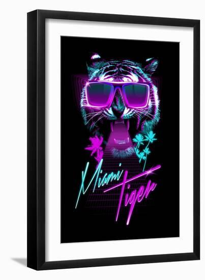 Miami Tiger-Robert Farkas-Framed Premium Giclee Print