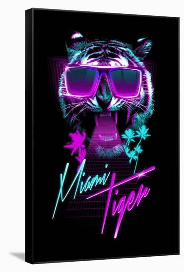 Miami Tiger-Robert Farkas-Framed Stretched Canvas