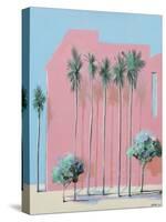 Miami twice, 2020 (oil on canvas)-Andrew Hewkin-Stretched Canvas