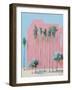 Miami twice, 2020 (oil on canvas)-Andrew Hewkin-Framed Giclee Print