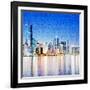 Miami Vibe-GI ArtLab-Framed Giclee Print