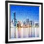 Miami Vibe-GI ArtLab-Framed Giclee Print