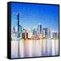 Miami Vibe-GI ArtLab-Framed Stretched Canvas