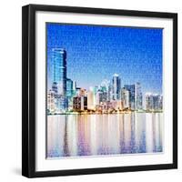 Miami Vibe-GI ArtLab-Framed Giclee Print