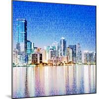 Miami Vibe-GI ArtLab-Mounted Giclee Print