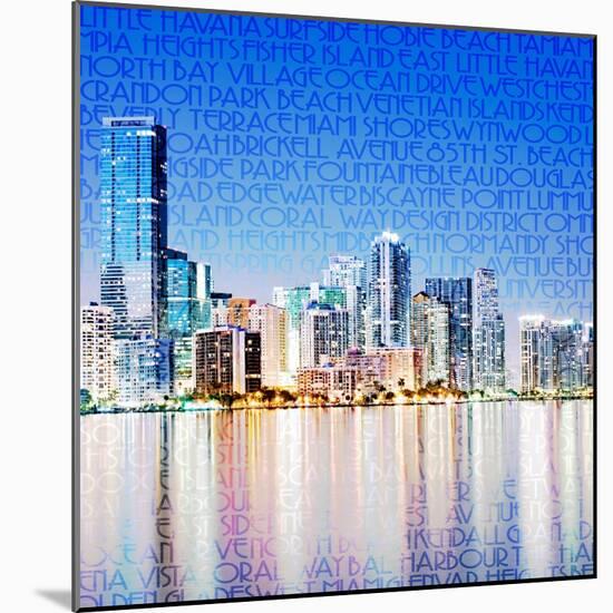 Miami Vibe-GI ArtLab-Mounted Giclee Print