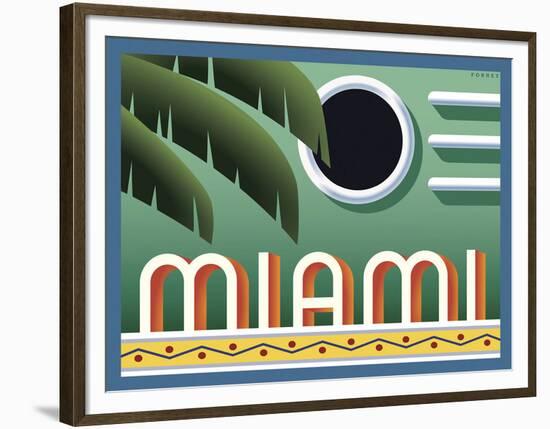 Miami-Steve Forney-Framed Giclee Print