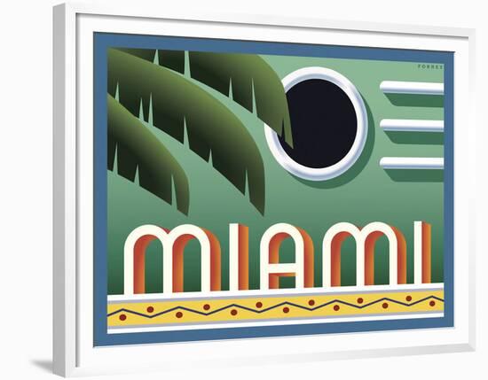 Miami-Steve Forney-Framed Giclee Print
