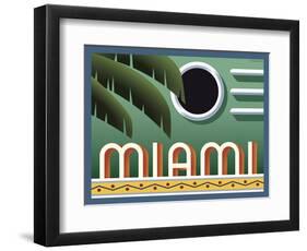 Miami-Steve Forney-Framed Art Print