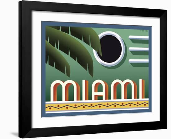 Miami-Steve Forney-Framed Art Print