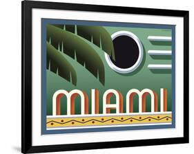 Miami-Steve Forney-Framed Art Print