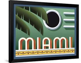 Miami-Steve Forney-Framed Art Print