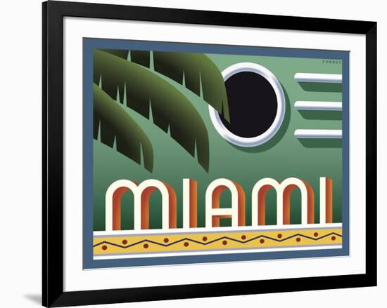 Miami-Steve Forney-Framed Art Print