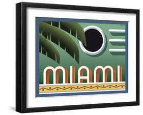 Miami-Steve Forney-Framed Giclee Print