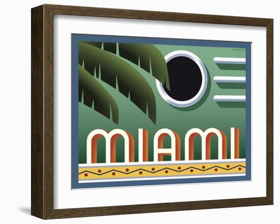 Miami-Steve Forney-Framed Giclee Print