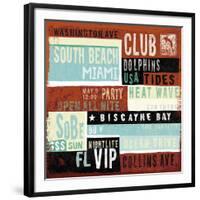 Miami-Tom Frazier-Framed Giclee Print