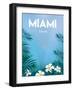 Miami-Omar Escalante-Framed Art Print