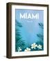 Miami-Omar Escalante-Framed Art Print