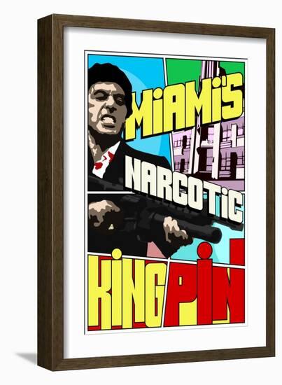 Miamis Narcotic Kingpin-Cristian Mielu-Framed Art Print