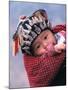 Miao Baby Wearing Traditional Hat, China-Keren Su-Mounted Photographic Print