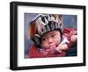 Miao Baby Wearing Traditional Hat, China-Keren Su-Framed Photographic Print