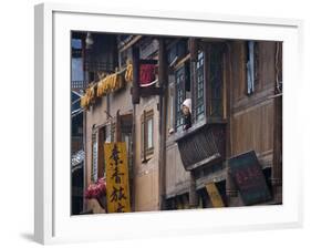 Miao Village House, Xijiang, Guizhou, China-Keren Su-Framed Photographic Print