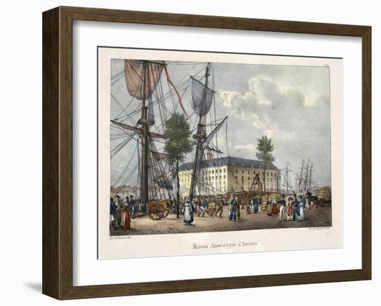 Miason Anseatique D'Anvers, C.1895-null-Framed Giclee Print