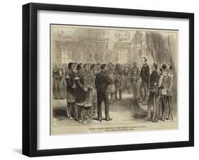 Mic-Mac Indians Presented to the Marquis of Lorne at Halifax-null-Framed Giclee Print