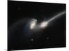 Mice Colliding Galaxies-null-Mounted Photographic Print