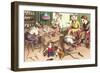 Mice in Cobblers Shop-null-Framed Art Print