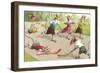 Mice Roller Skating-null-Framed Art Print