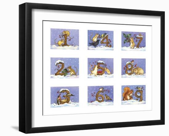 Mice Sleeping-Wendy Edelson-Framed Giclee Print