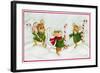 Mice with Candy Canes-Beverly Johnston-Framed Giclee Print