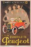 Advertisement for Peugeot, c.1910-Mich-Mounted Giclee Print