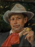 Portrait of Martin Andersen Nexo-Michael Ancher-Giclee Print