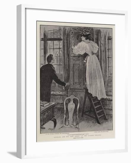 Michael and His Lost Angel, at the Lyceum Theatre-Henry Marriott Paget-Framed Giclee Print