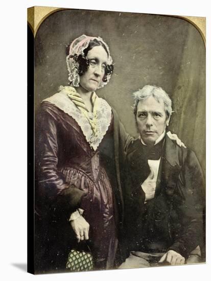 Michael and Sarah Faraday, 1840s-50s-null-Stretched Canvas