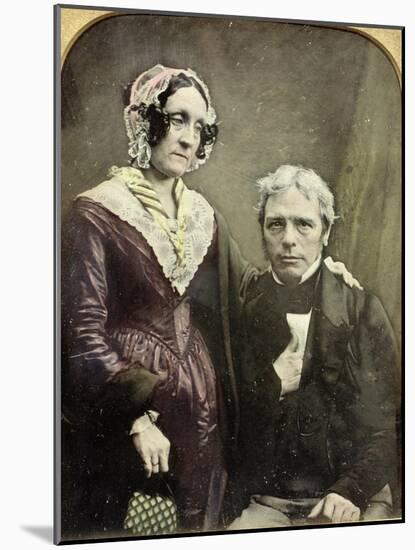 Michael and Sarah Faraday, 1840s-50s-null-Mounted Giclee Print
