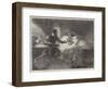 Michael Angelo Attending on His Sick Servant, Urbino-Louis Haghe-Framed Giclee Print